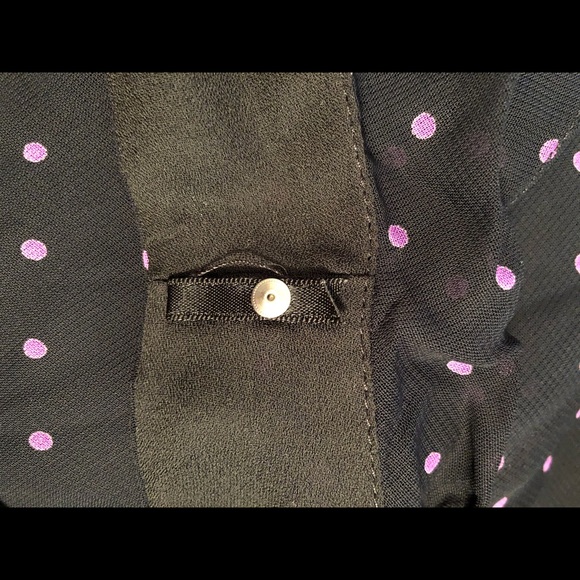 Country Road sheer polka dot rayon dress 8 - Picture 7 of 8